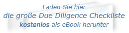 Die gro&szlig;e Due Diligence Checkliste zum kostenlosen Download