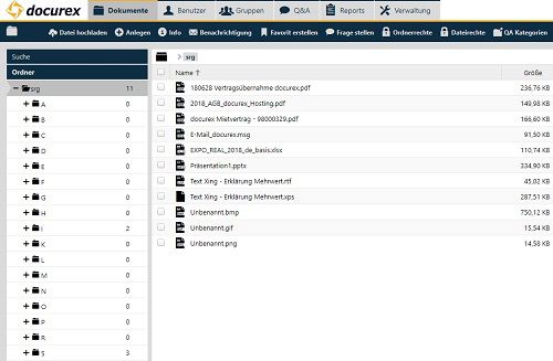 docurex® - der sichere Datenraum