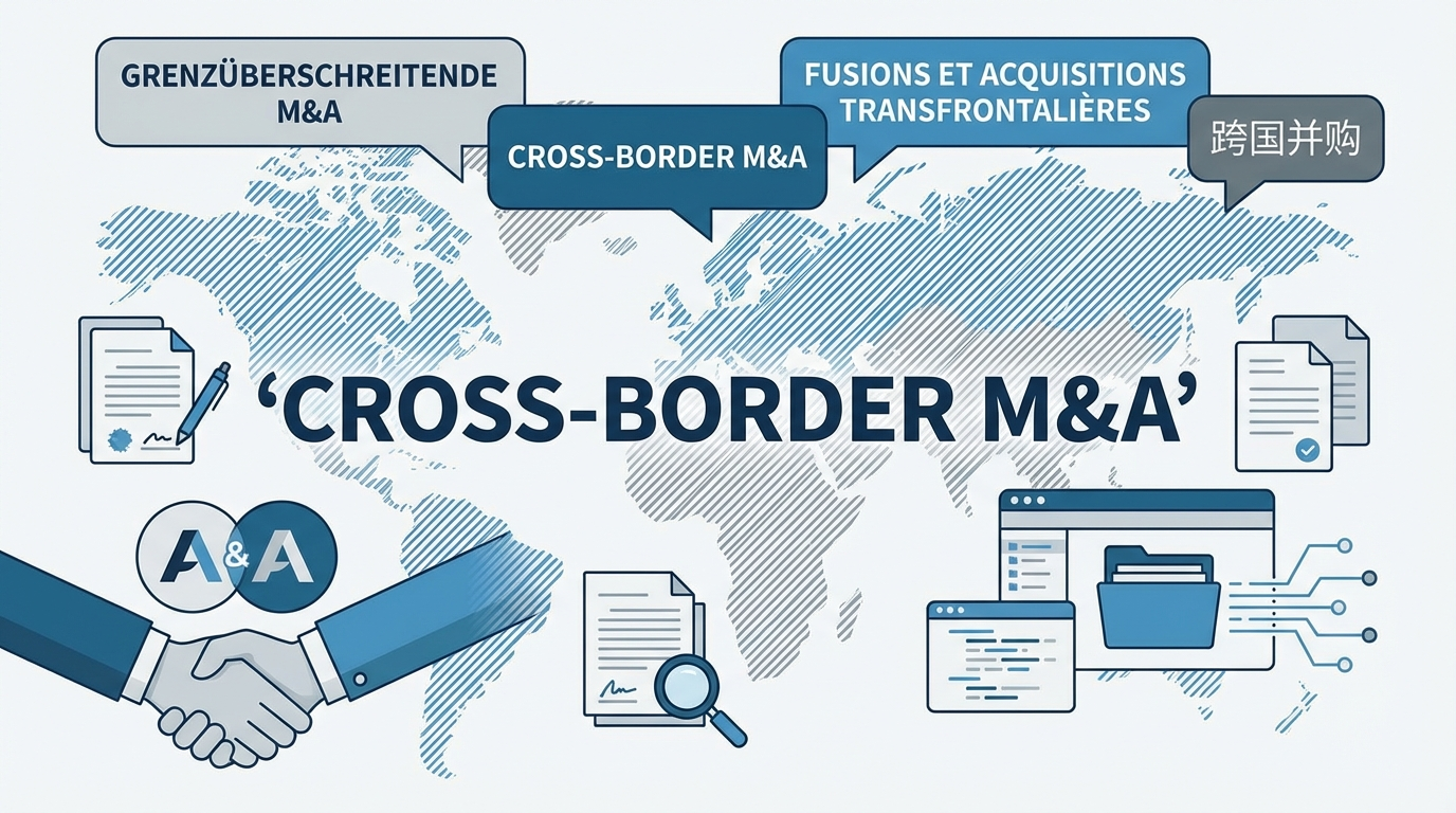 Cross-Border M&A: Sprachbarrieren überwinden mit KI-Übersetzung